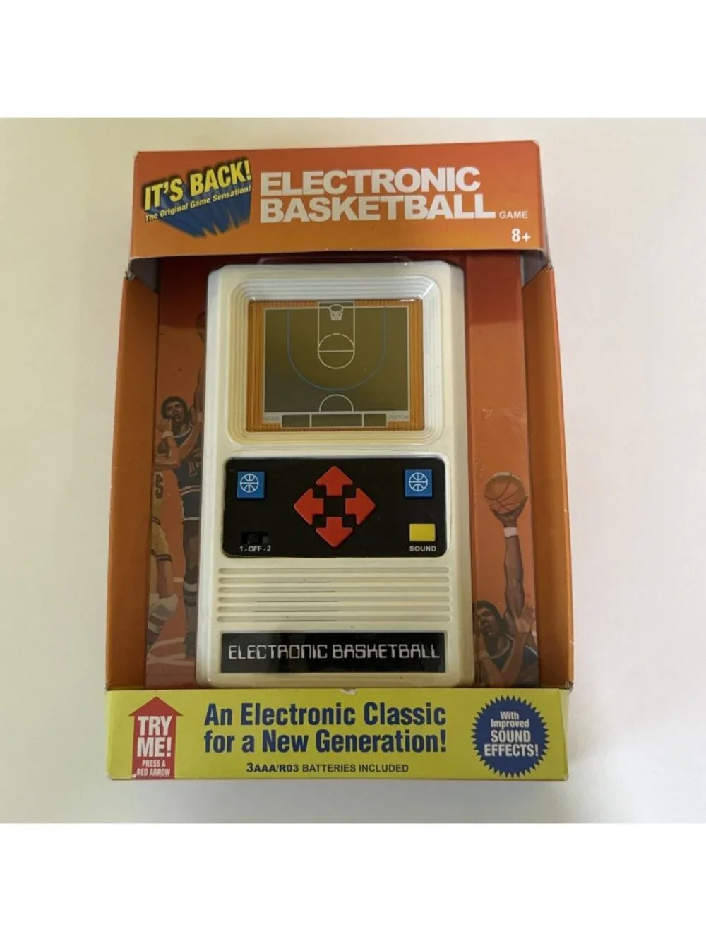 Mattel / Basic Fun Electronic Basketball Game - 2016 - New Sealed